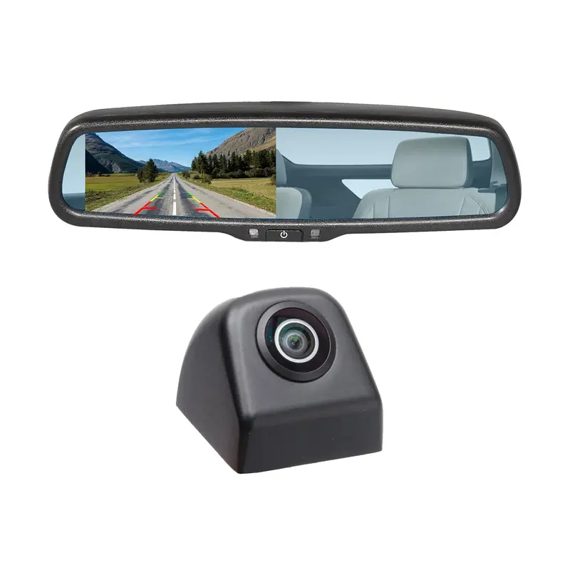 Ew-Mm02u005kit Universal Backup Camera With Mirror Monitor Kit 1