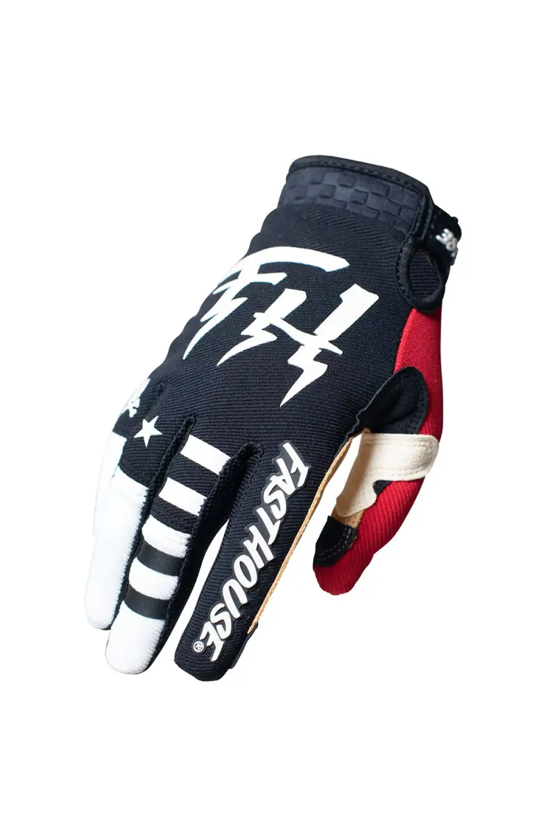 Fasthouse Youth Speed Style Bereman Gloves Black/Cream 1