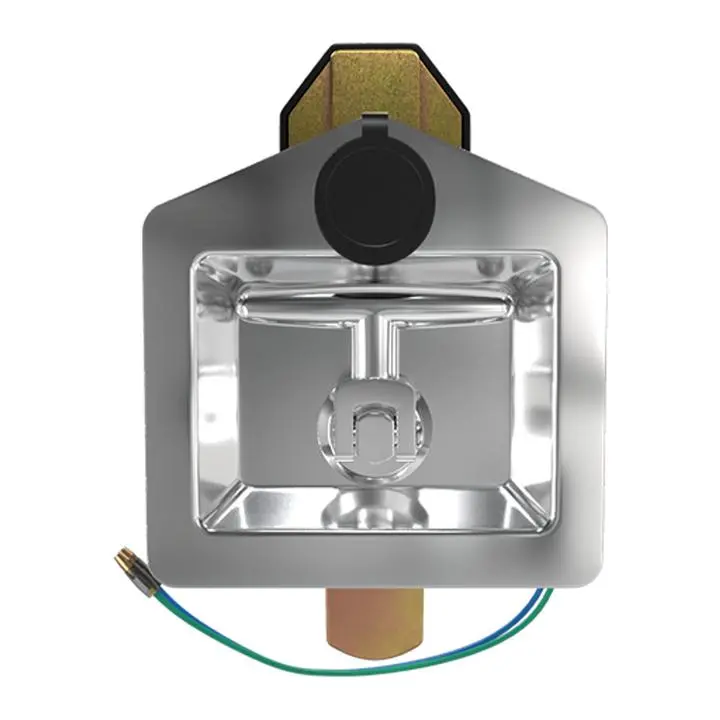 Fastlock Electronically Locking T-Handle Lock With Remote Locking Capability Straight Tongue With Key K410 1