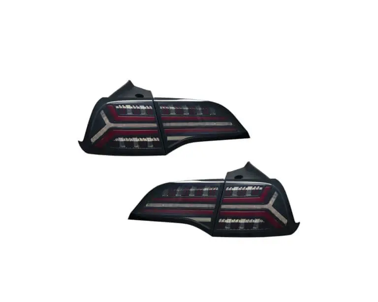 Fbt-16 - Fish Bone Taillights For 2016-2023 Model 3 / 2019-2023+ Model Y 1