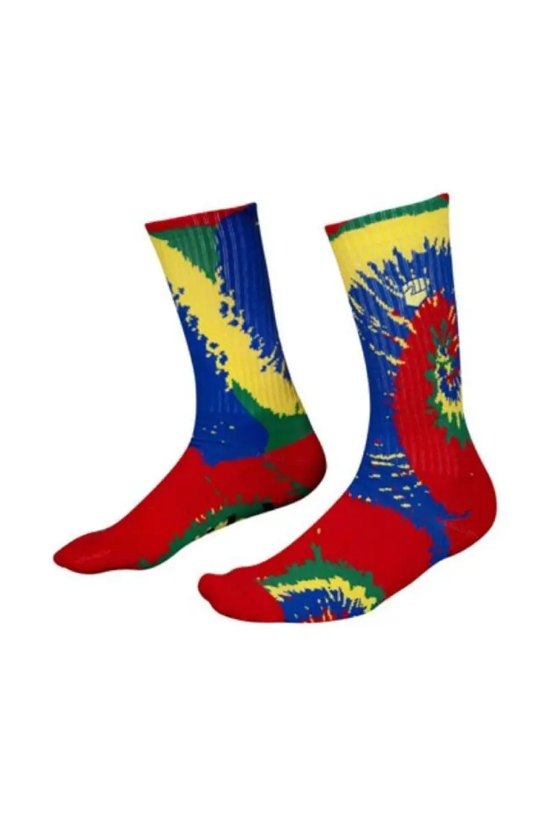 Fist Handwear Dye Tie Crew Multi-Color Unisex Socks 1