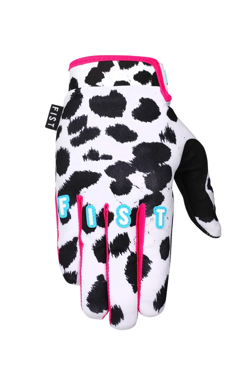 Fist Strapped Dalmation Mtb Gloves 1