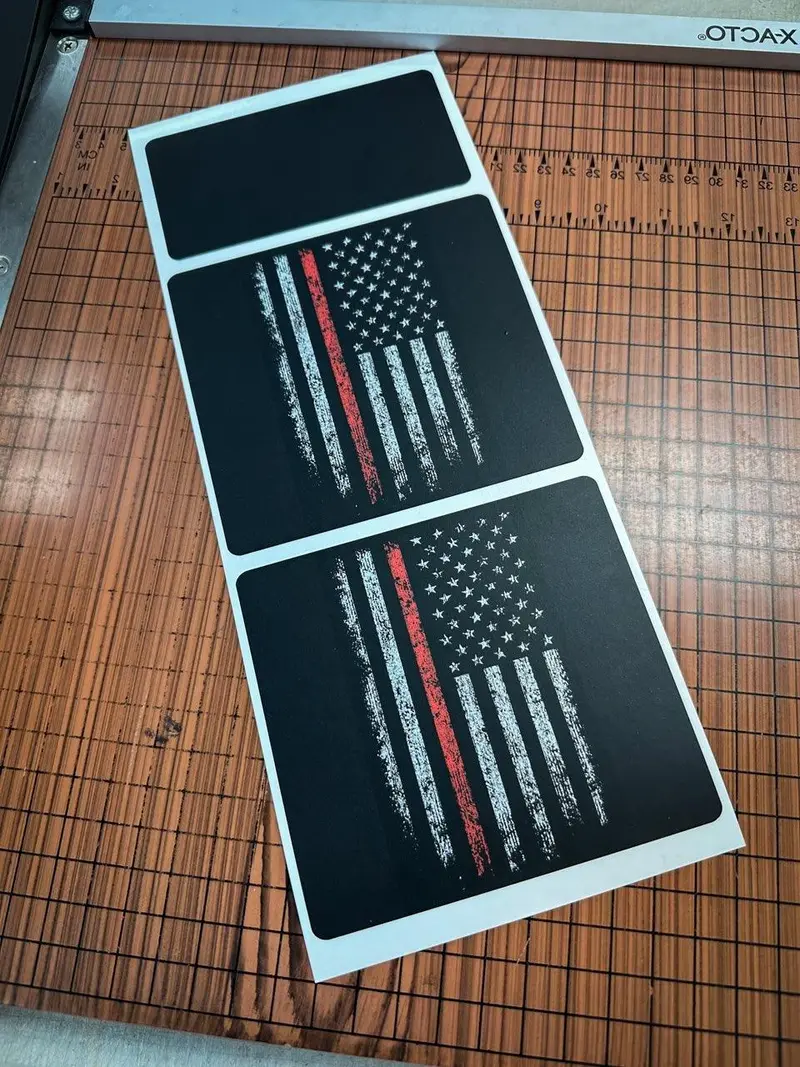 Flag Sun Visor Warning Overlays - 2021+ Bronco / 2024+ Ranger Raptor 4
