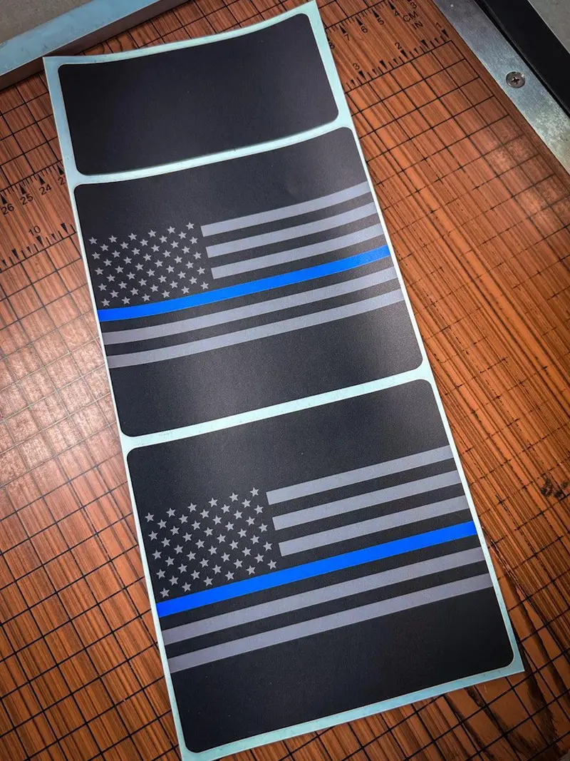 Flag Sun Visor Warning Overlays - 2021+ Bronco / 2024+ Ranger Raptor 5