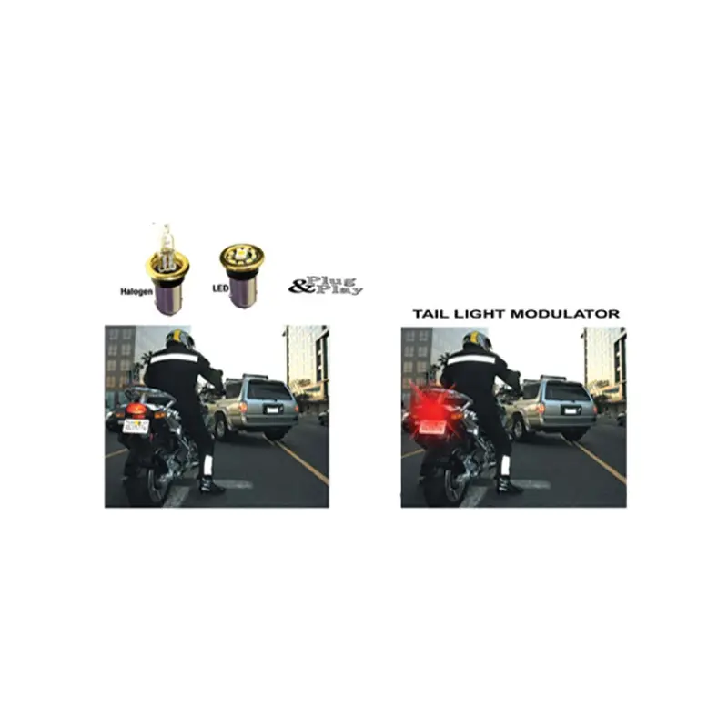 Flashing Halogen Taillight Double Bulb 2