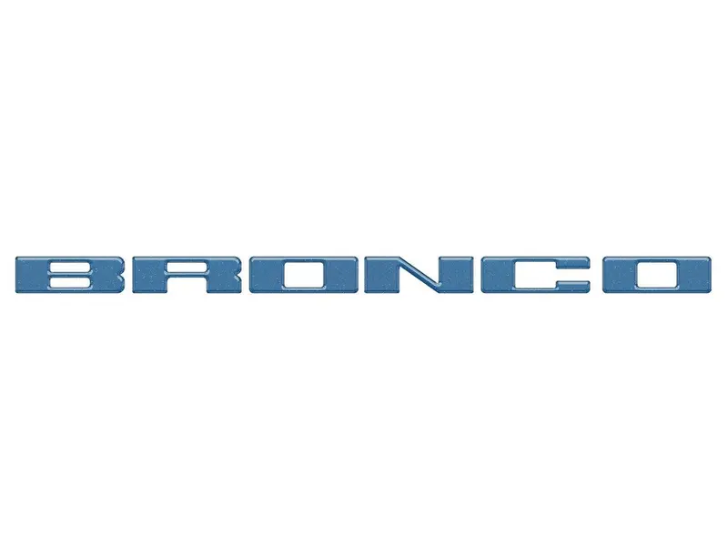 Ford Bronco Tufskinz Artisan Blue Grille Lettering - 2021+ Bronco 1