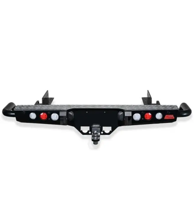 Ford/Mazda 1999-2011 022-03 Jack Rear Bar With Light Kit And Chrome Step Plate Package 1