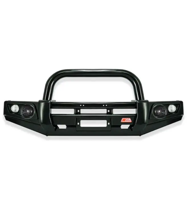 Ford/Mazda Bravo/Courier 1999-2007 707-01 Falcon Bull Bar Single Black Loop Package (Led Foglight) 1