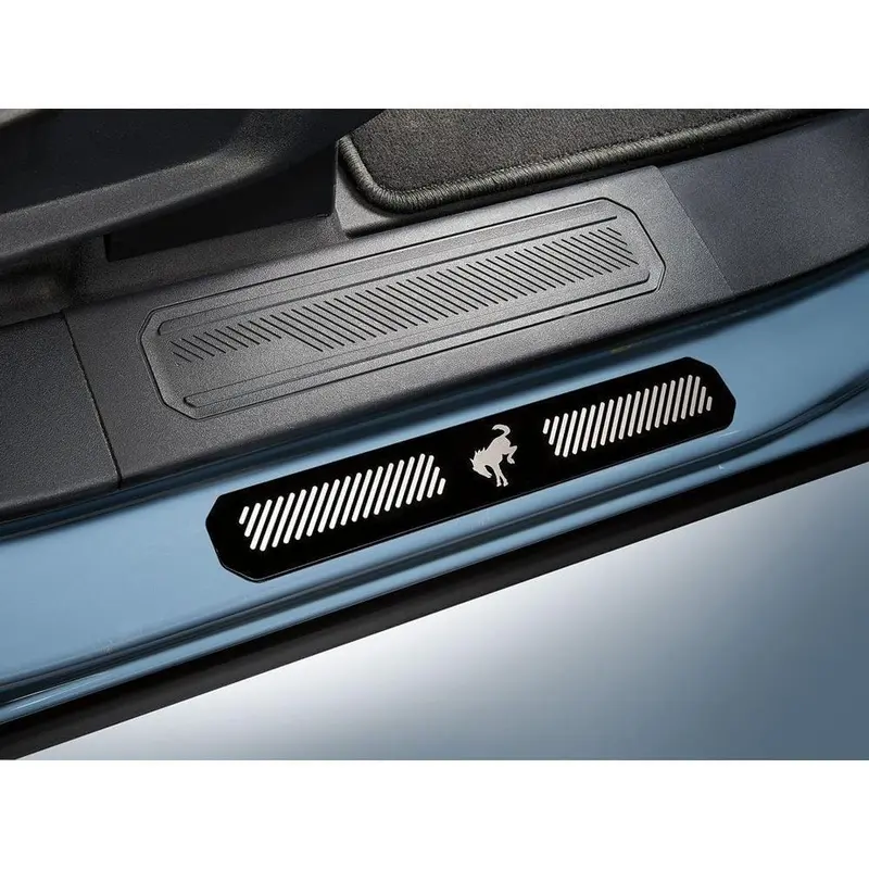 Ford Oem Black Stainless Steel Door Sill Plates - 2021+ Bronco 4 Door 1