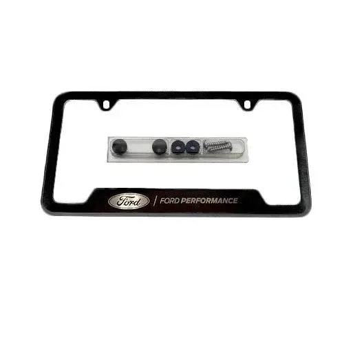 Ford Performance Black Stainless Steel License Plate Frame 1