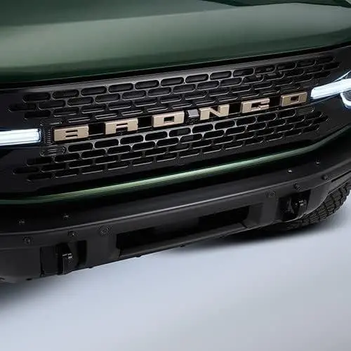 Ford Performance Oem Sinister Bronze Grille Emblem Overlays - 2021+ Bronco 1