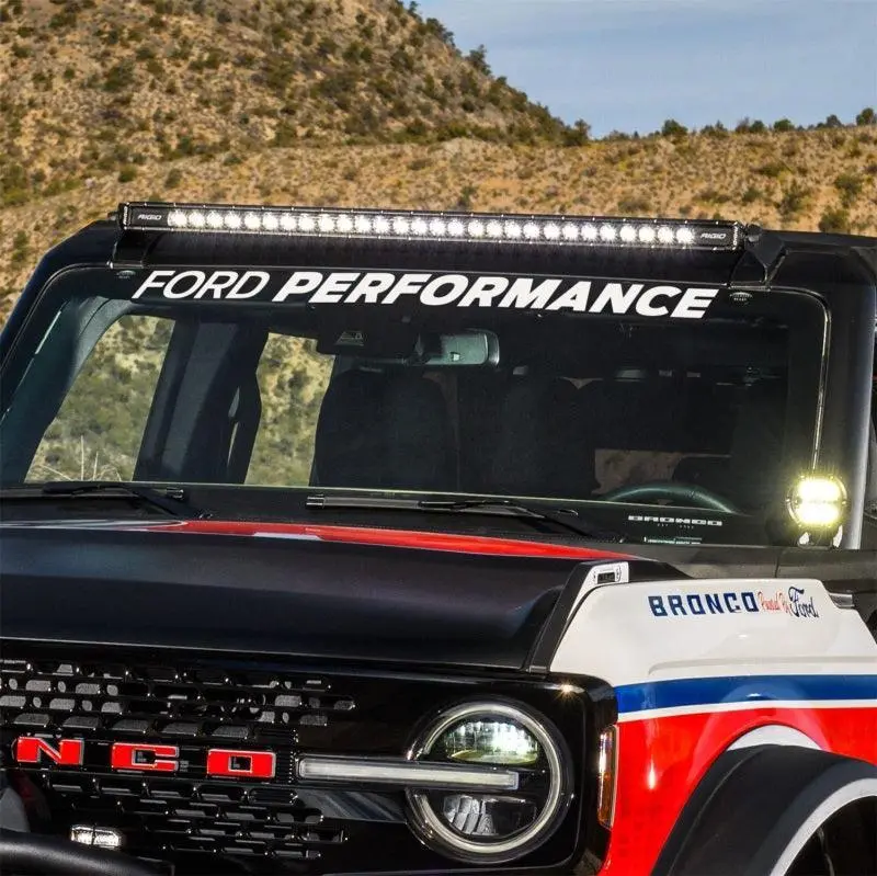 Ford Racing Ford Performance Windshield Banner - White - 2021+ Bronco 1