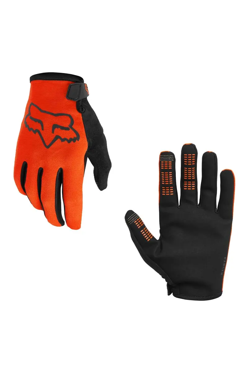 Fox 2022 Youth Ranger Mountain Bike Gloves – Breathable & Grip-Optimized