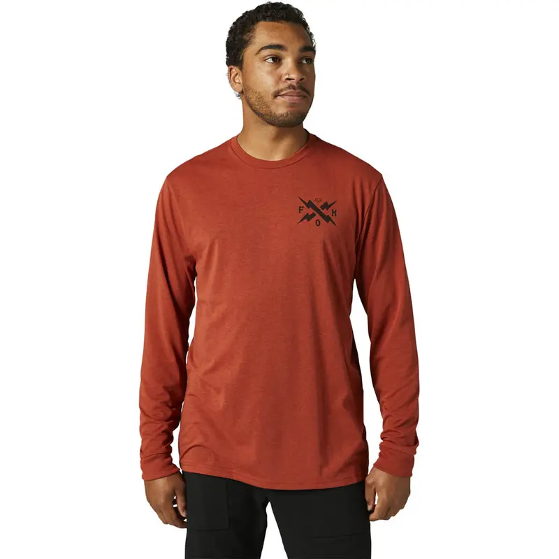 Fox Calibrated Long Sleeve Black Tech Tee 1