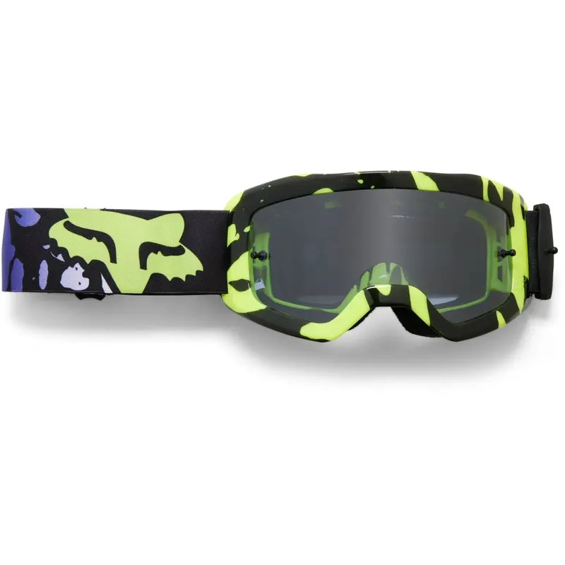Fox Main Morphic Mirrored Goggle Youth - Spark - Black/Yellow 2