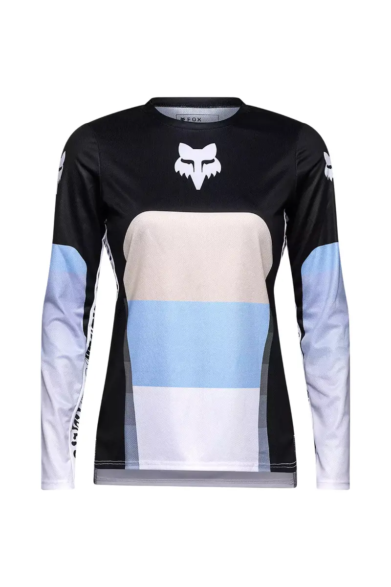 Fox Racing 2025 Womens Ranger Long Sleeve Grid Mtb Jersey 1
