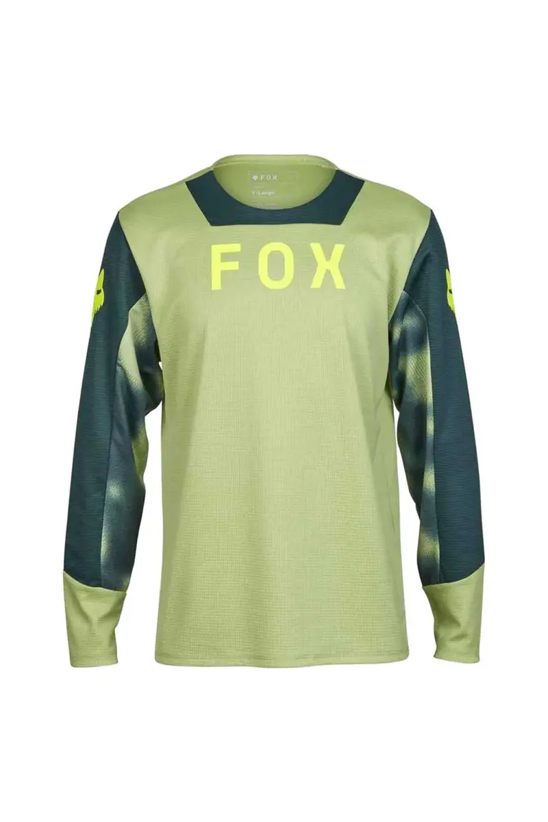 Fox Racing 2025 Youth Defend Taunt Long Sleeve Race Jersey 1