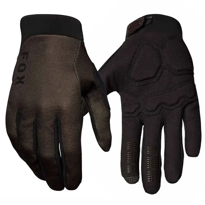 Fox Ranger Gel Full Finger Glove, Cocoa 1