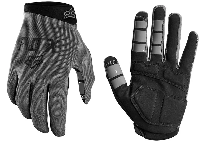 Fox Ranger Mens Mtb Gel Gloves, Pewter 1