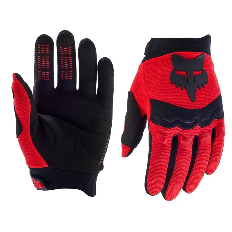 Fox Youth Dirtpaw Mtb Gloves, Flo Red 1