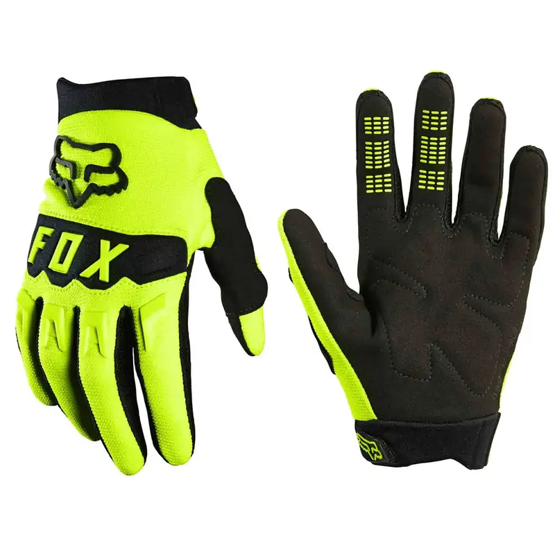 Fox Youth Dirtpaw Mtb Gloves, Flo Yellow 1