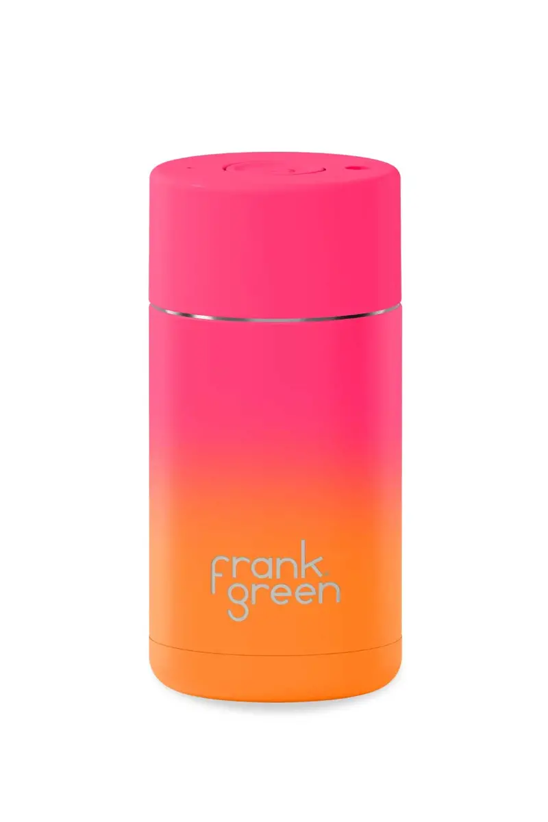 Frank Green 12Oz (355Ml) Ceramic Reusable Cup With Push Button Lid 1