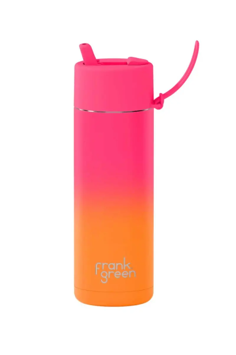 Frank Green 20Oz (595Ml) Stainless Ceramic Reusable Bottle With Flip Lid 1