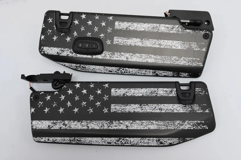 Freedom Series Sun Visor Overlays - 2018+ Wrangler Jl / Gladiator Jt 1