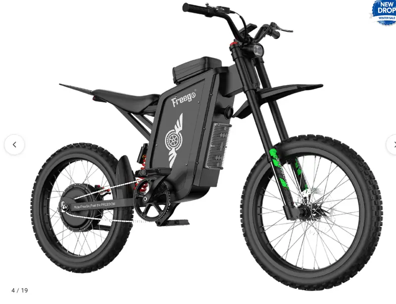 Freego  X3 Full Suspension Electric Dirt Bike 1