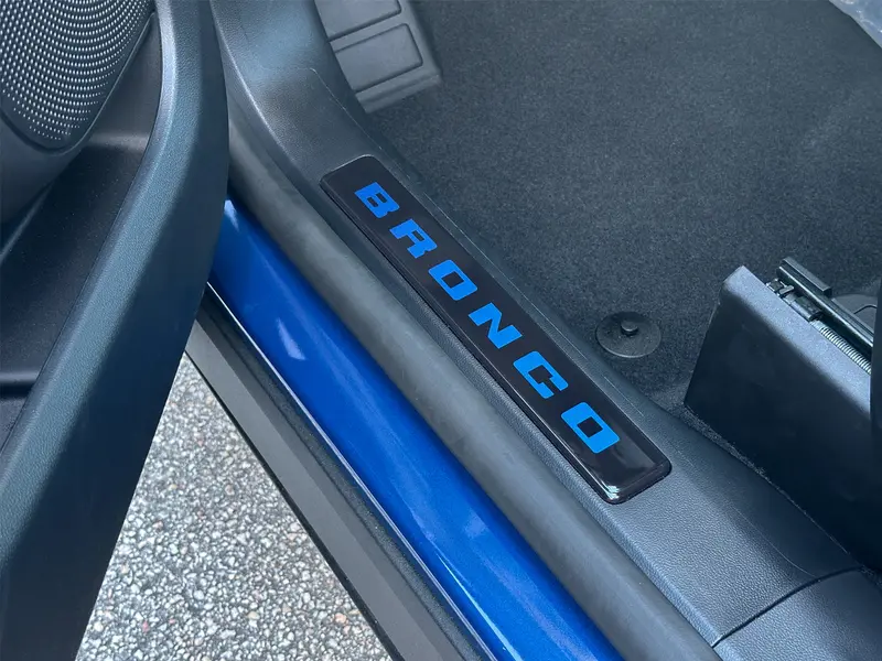 Front Door Sill Accent Overlays - 2021-2025 Bronco Sport 1