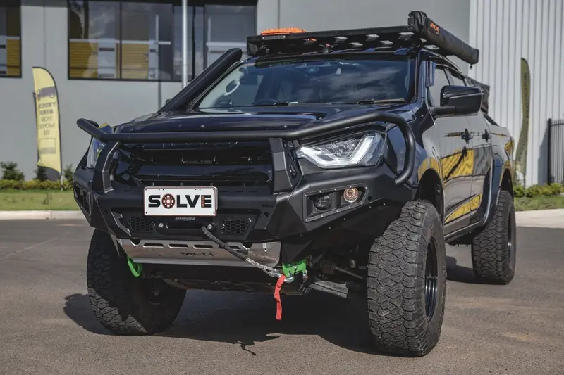 Full Bull Bar Isuzu D-Max 3Rd Generation 2020-2024 Complete With Winch Mount And Fog Light Inserts -Oem Indicators 1