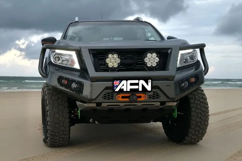 Full Bullbar With Fog/Indicator Inserts And Winch Mount 2