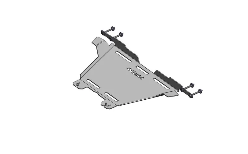 Gearbox Skid Plate - Al - Toyota Hilux Revo 1