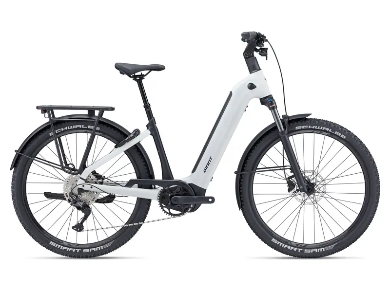 Giant Anytour X E+ 3 Men's Electric Urban Bike, Snow Drift 1