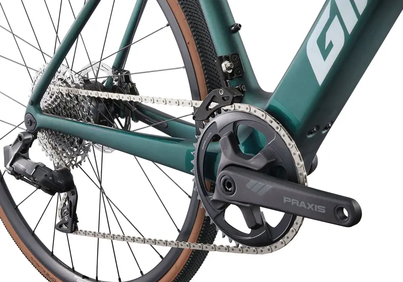 Giant Defy Advanced E+ Elite Ar Men's Electric Road Bike, Kelp Forest 5