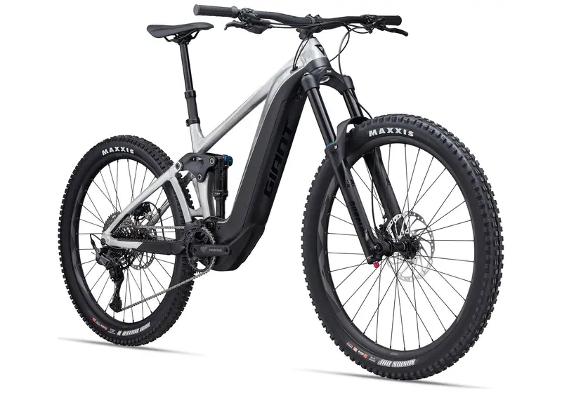 Giant Reign E+ 3 Men's Electric Mountain Bike - Raw Aluminium 1