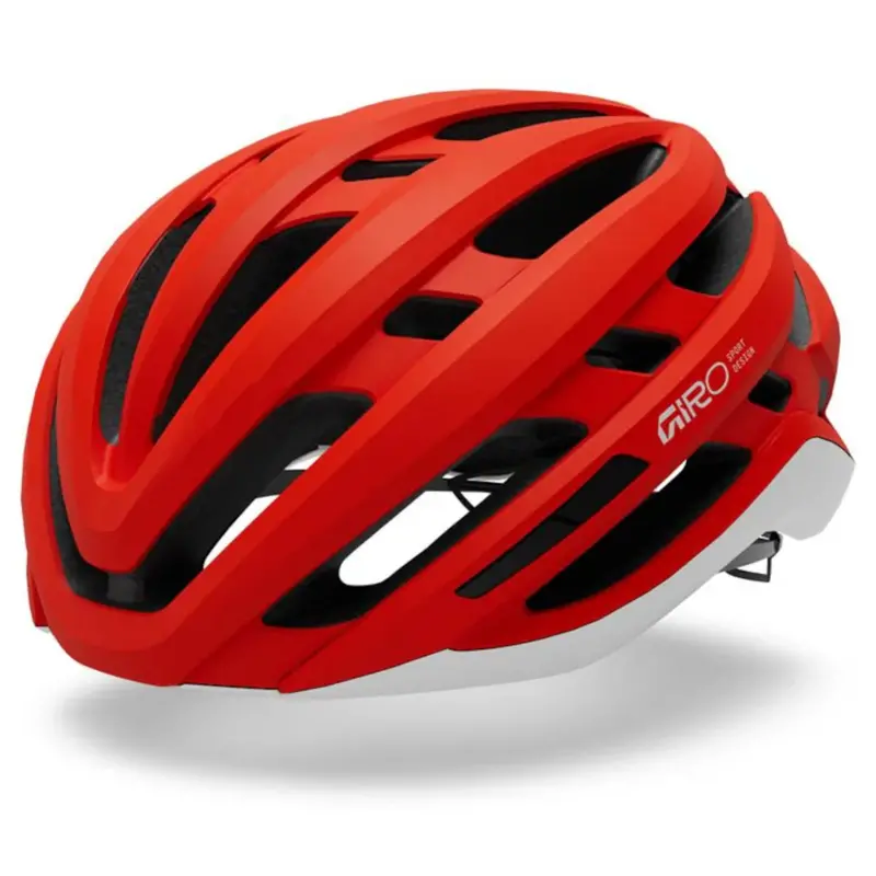 Giro Agilis Unisex Road Cycling Helmet - Matt Flame Red 1