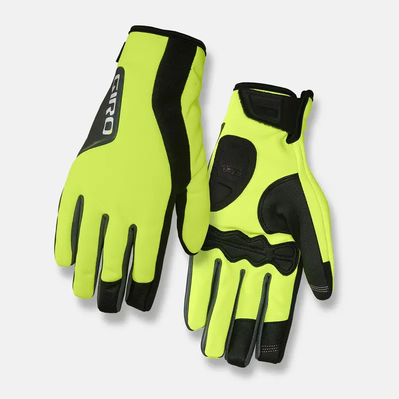Giro Ambient 2.0 Unisex Long Finger Cycling Gloves, Neon/Black 1