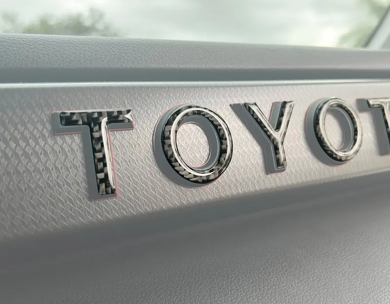 Glovebox Letter Overlays - 2022+ Tundra Trd Pro / 2023+ Sequoia Trd Pro 1