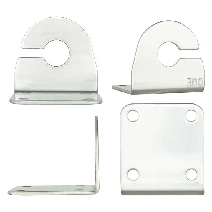Gme 2.5Mm L Bracket With Cable Slot - Stainless Steel 1