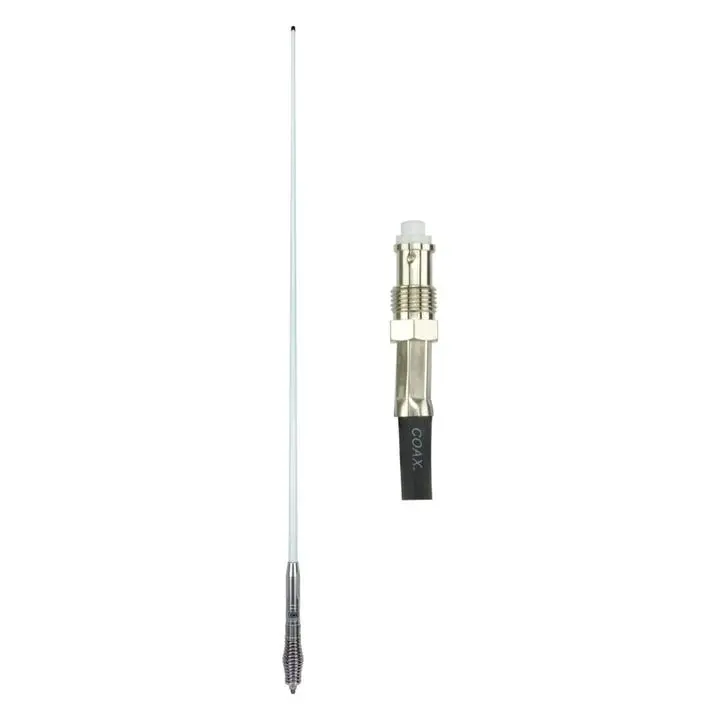 Gme 2100Mm Heavy Duty Fibreglass Radome Antenna, As004 Spring (8.1Dbi Gain) - White 1