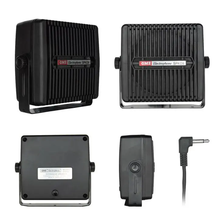 Gme 4 Ohm Extension Speaker With Lead & Plug - Black 1