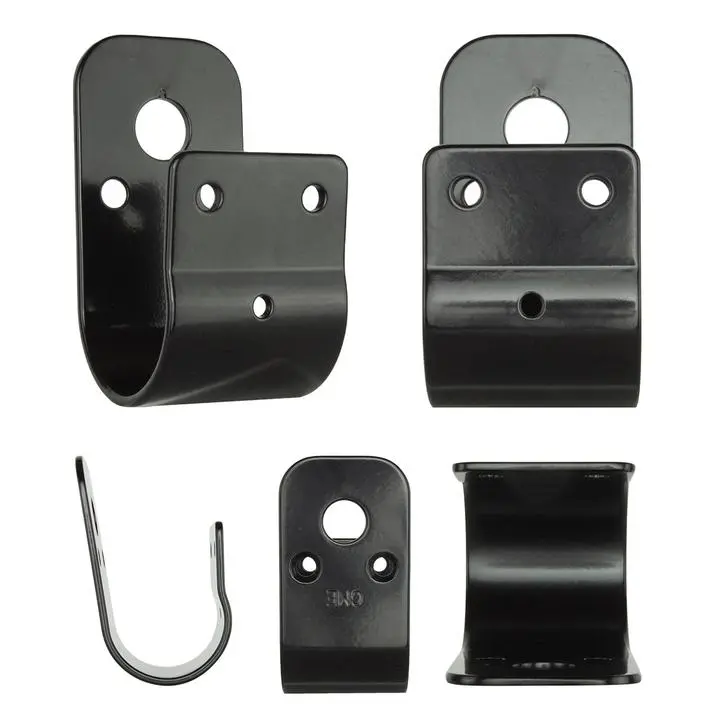 Gme 45Mm Wrap Around Bull Bar Bracket- Black 1