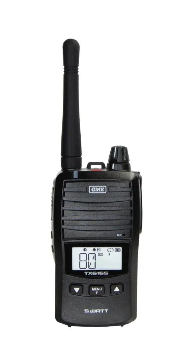 Gme 5/1 Switchable Watt Ip67 Uhf Cb Handheld Radio 1