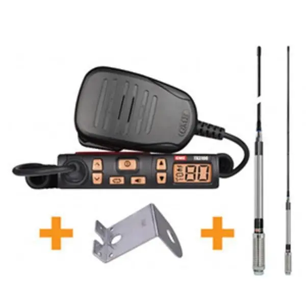 Gme 5 Watt Super Compact Uhf Cb Radio - Starter Kit 1