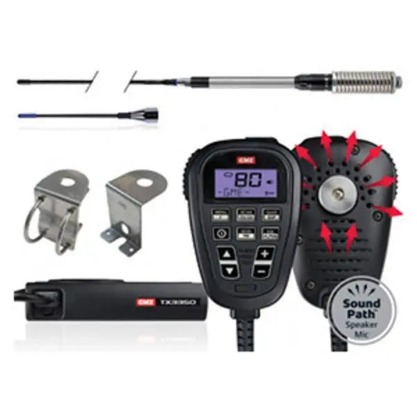 Gme 5 Watt Super Compact Uhf Cb Radio - Value Pack 1