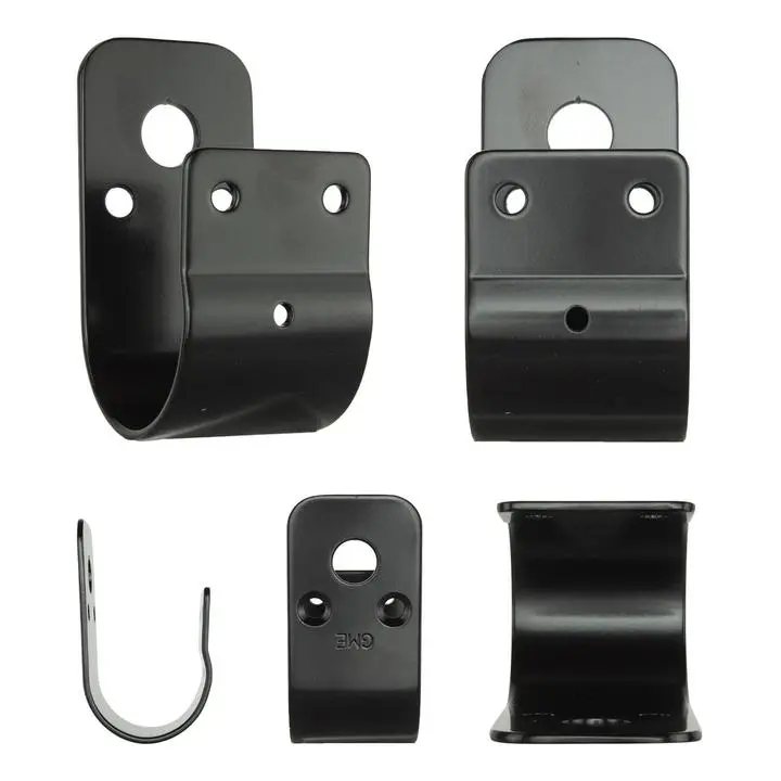 Gme 50Mm Wrap Around Bull Bar Bracket- Black 1