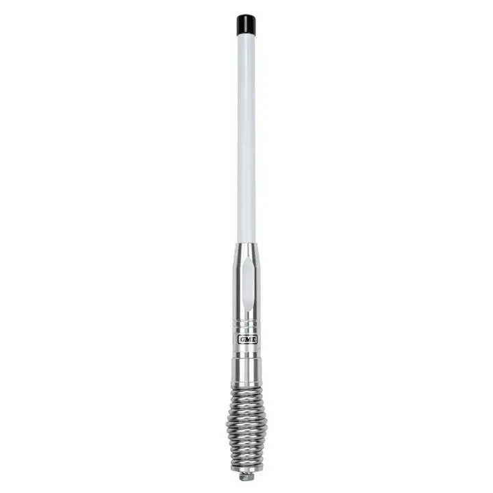 Gme 580Mm Heavy Duty Fibreglass Radome Antenna As004 Spring (2.1Dbi Gain) - White 1