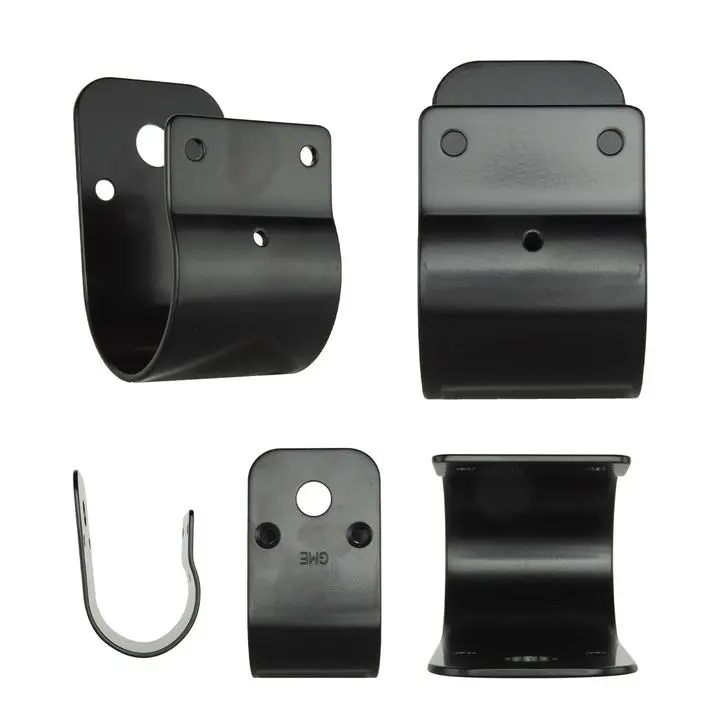 Gme 63Mm Wrap Around Bull Bar Bracket- Black 1