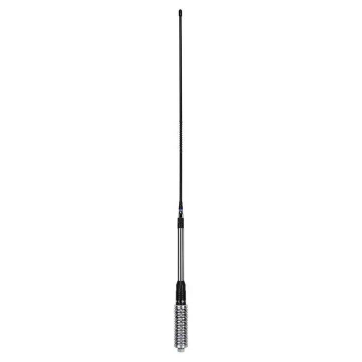 Gme 640Mm Elevated Feed Base, As003 Spring, Fibreglass Colinear Antenna (6.6Dbi Gain) - Black 1
